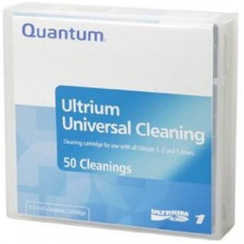 Quantum Ultrium LTO Universal Cleaning Cartridge Tape MR-LUCQN-01 for LTO-1 to 8 Tape Drives